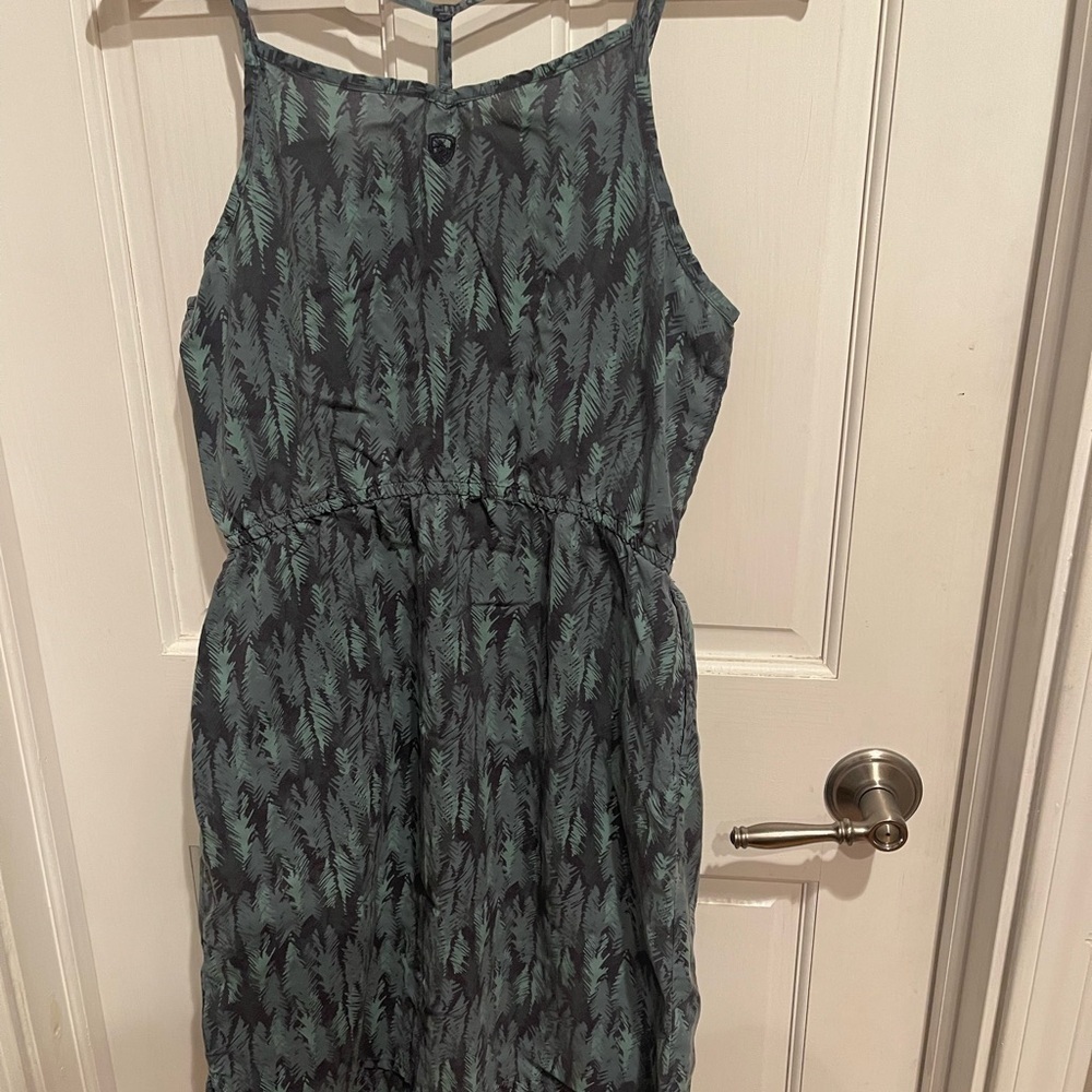 Kuhl Lucie Women’s S Stylish Green Patterned Dress - Picture 4 of 5